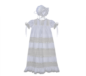 Taylor Christening Gown w Bonnet