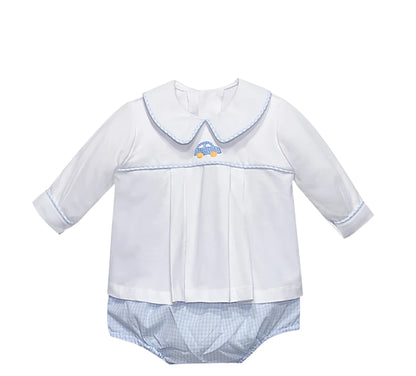 Blue Car Peter Diaper Set