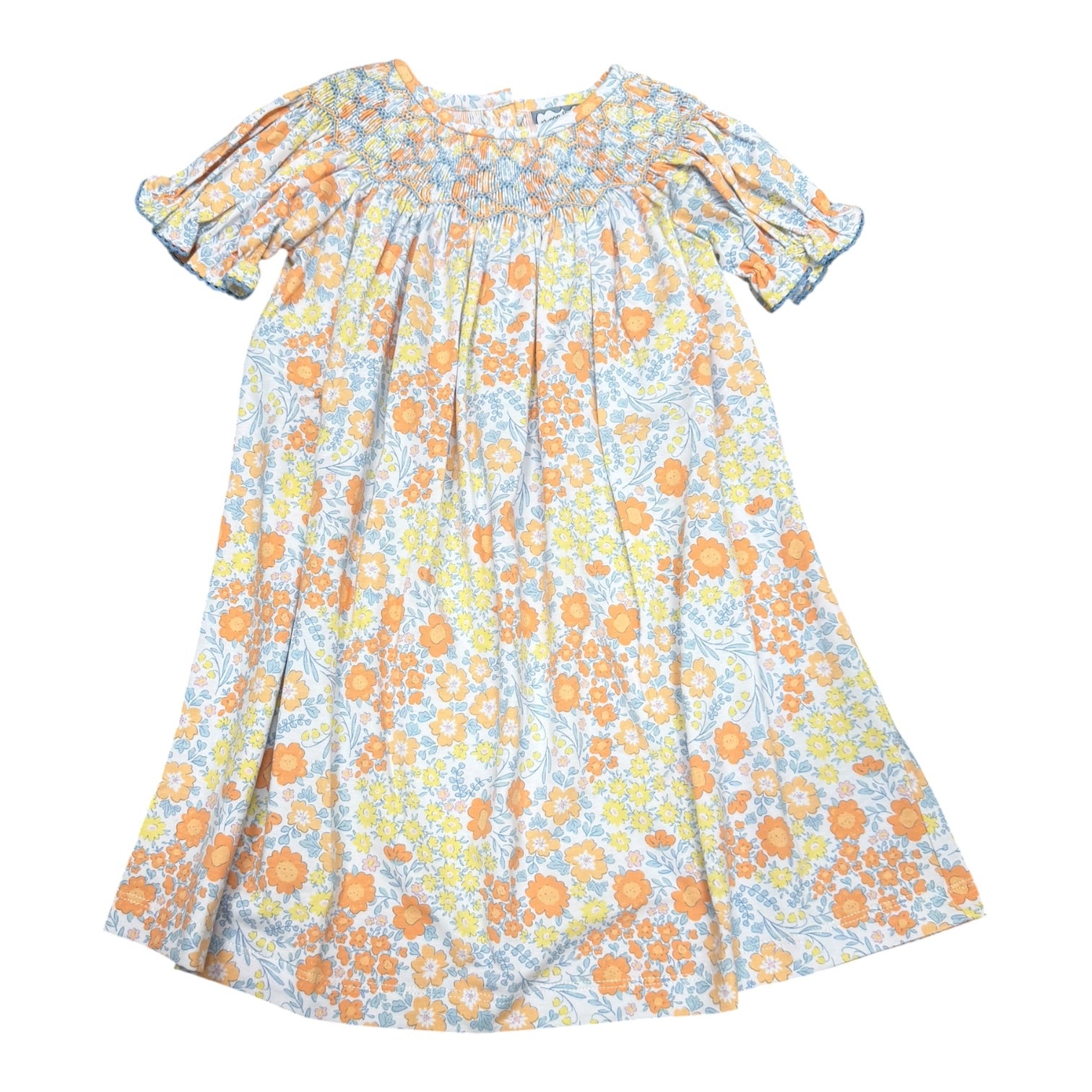 Autumn Breeze Smocked Dress