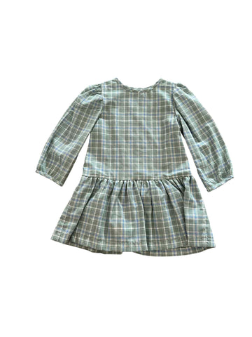Sage Plaid Layla Dress
