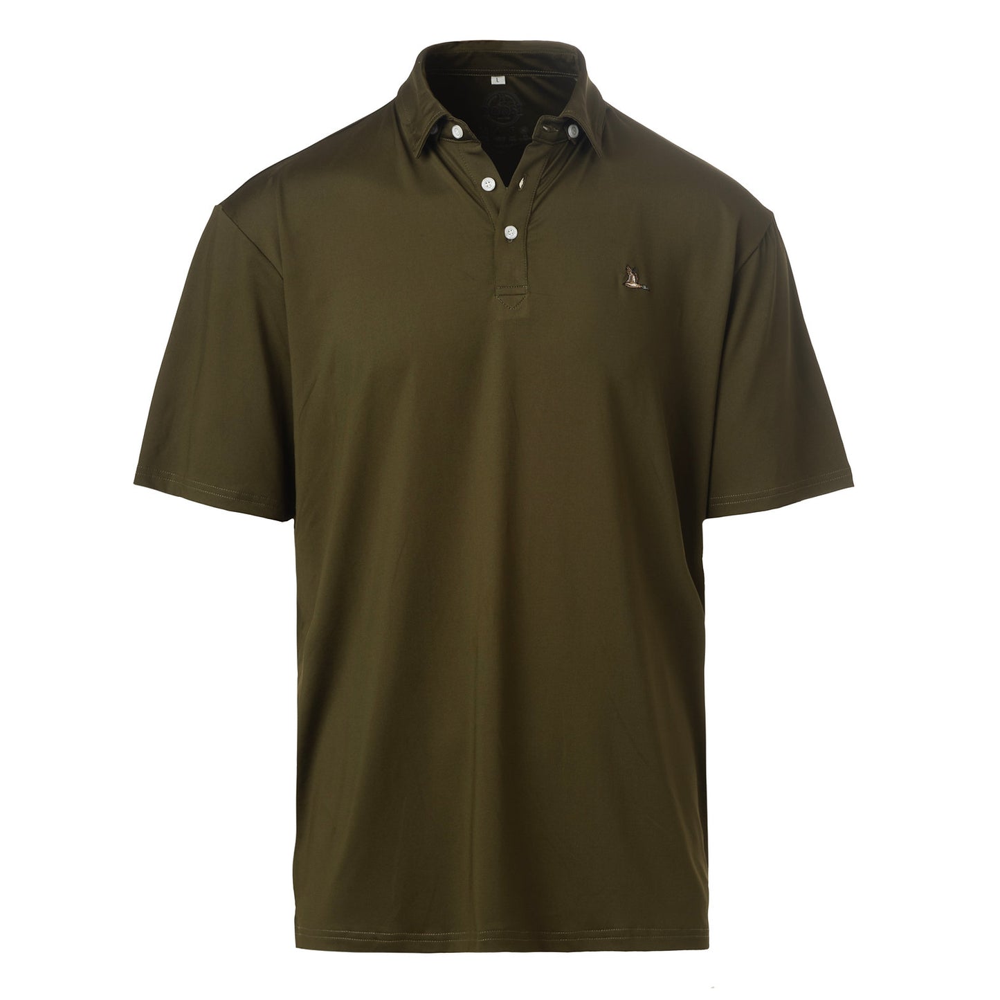 Roost Solid Moss Polo