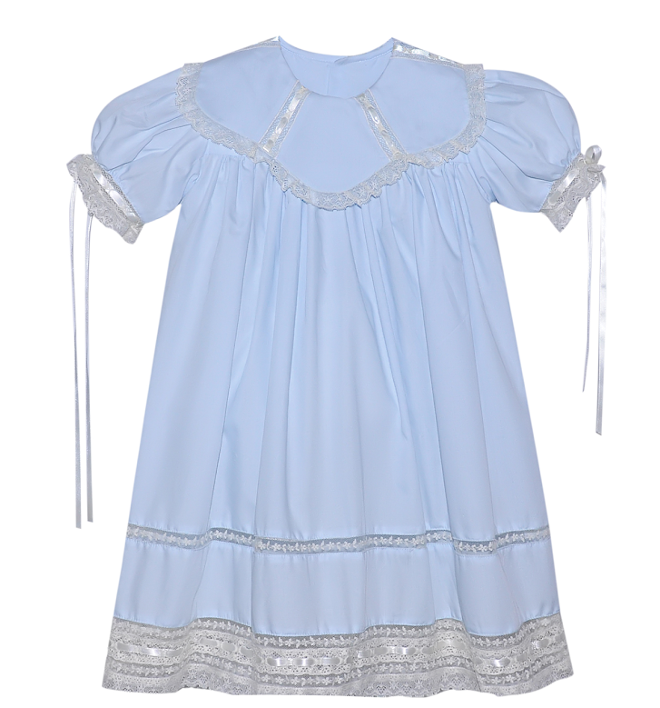 Blue Paisley Heirloom Dress