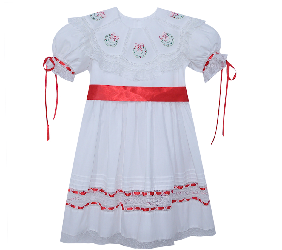 White Clara Marie Christmas Heirloom