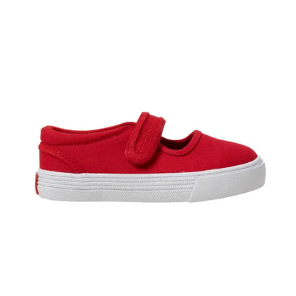 Jamie Red Mary Jane Canvas Sneaker