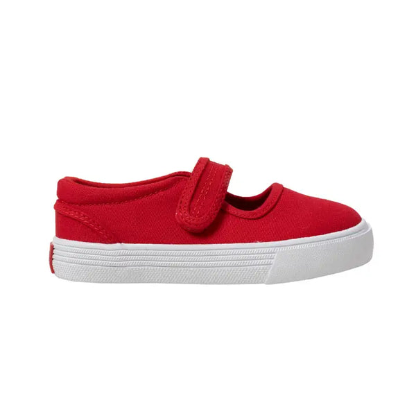 Jamie Red Mary Jane Canvas Sneaker