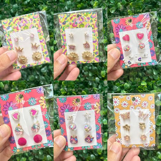 Girls Earrings Set