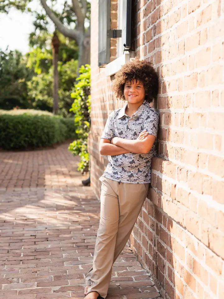 Signature Camo Boys Polo