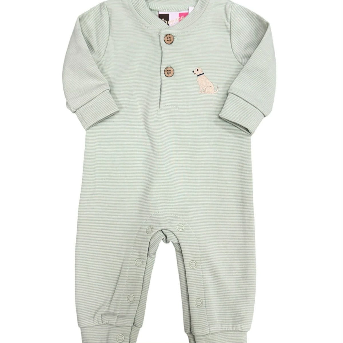 Puppy Henley Romper