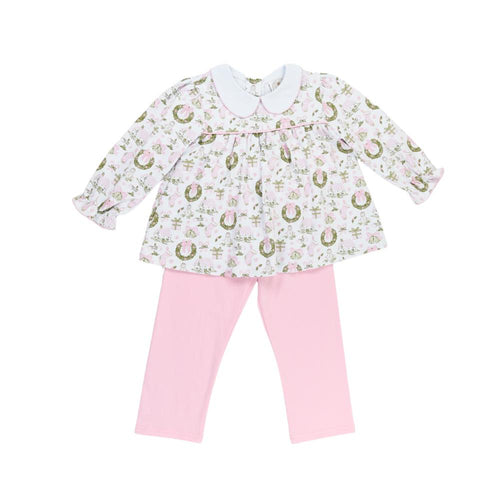 Christmas Toile Legging Set
