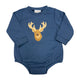 Deer Applique Sweatshirt Bubble