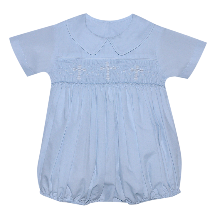 Blue Cross Smocked Thomas Bubble