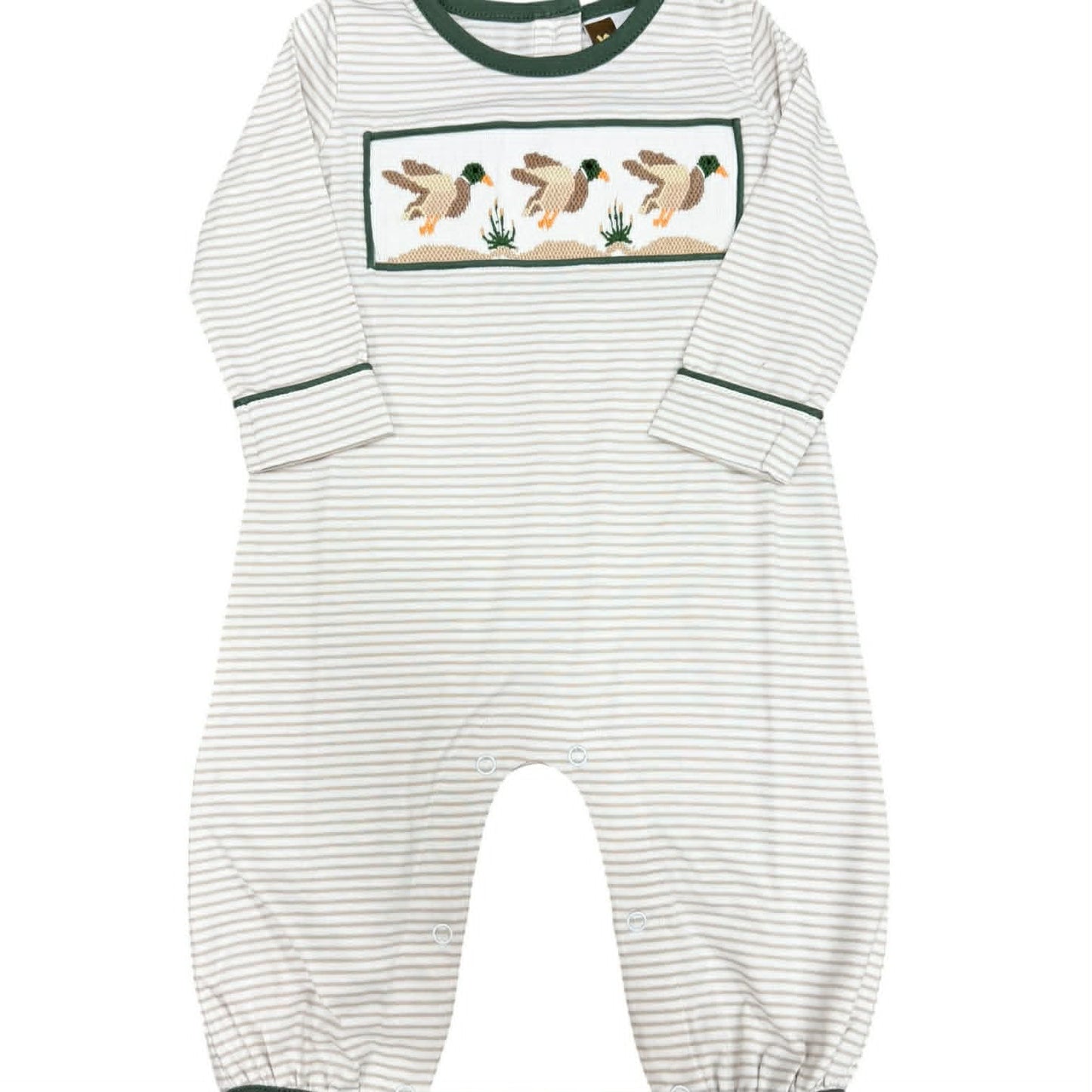 Mallard Duck Smocked Romper