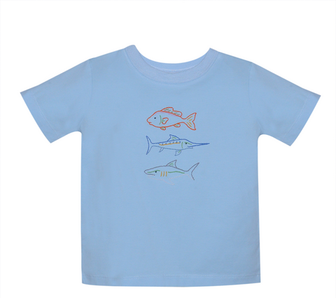 Fishing Rodeo Embroidered Tee