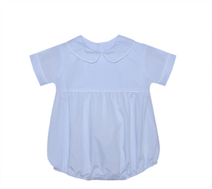 Baby Blue Check Tate Bubble