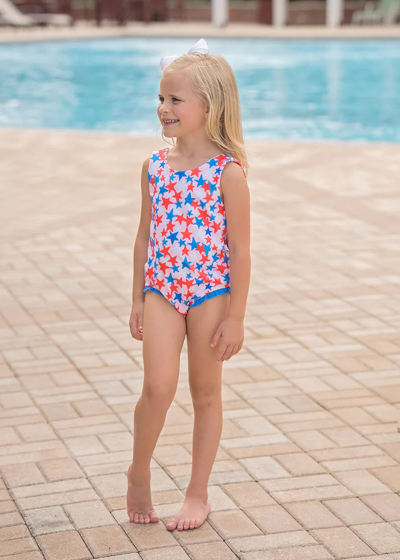 Patriotic Stars Lottie Swimsuit