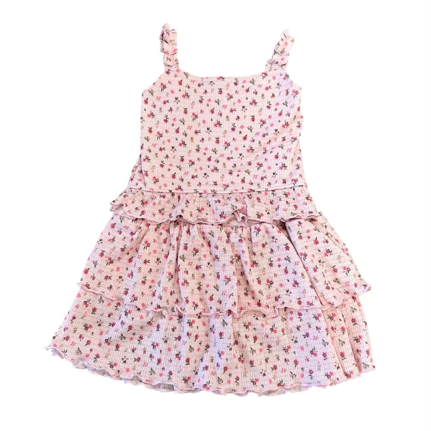 Vera Light Pink Floral Skirt Set