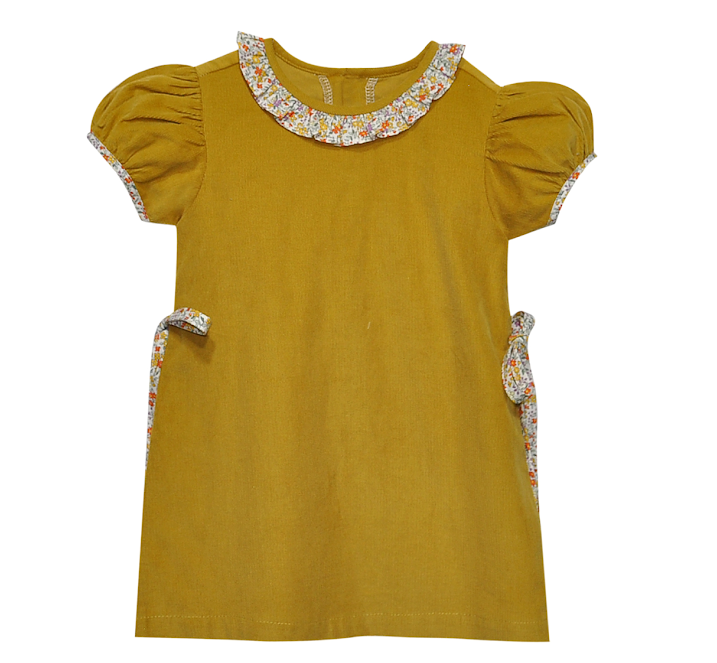 Yellow Flower Kate Dress