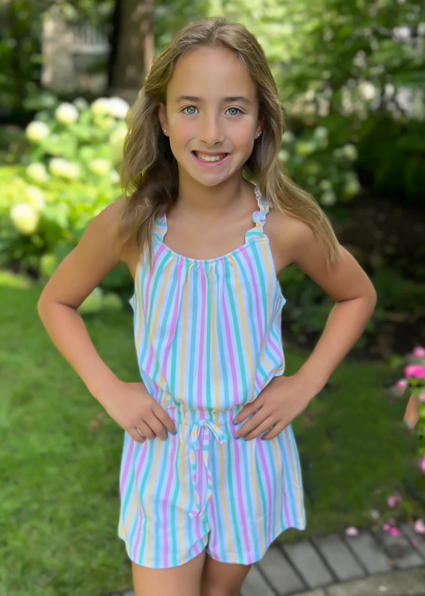 Daphne Stripes Romper