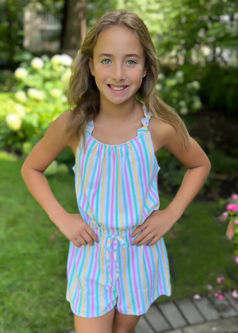 Daphne Stripes Romper