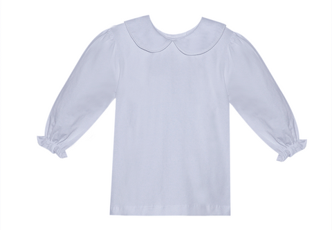 White Knit Blouse