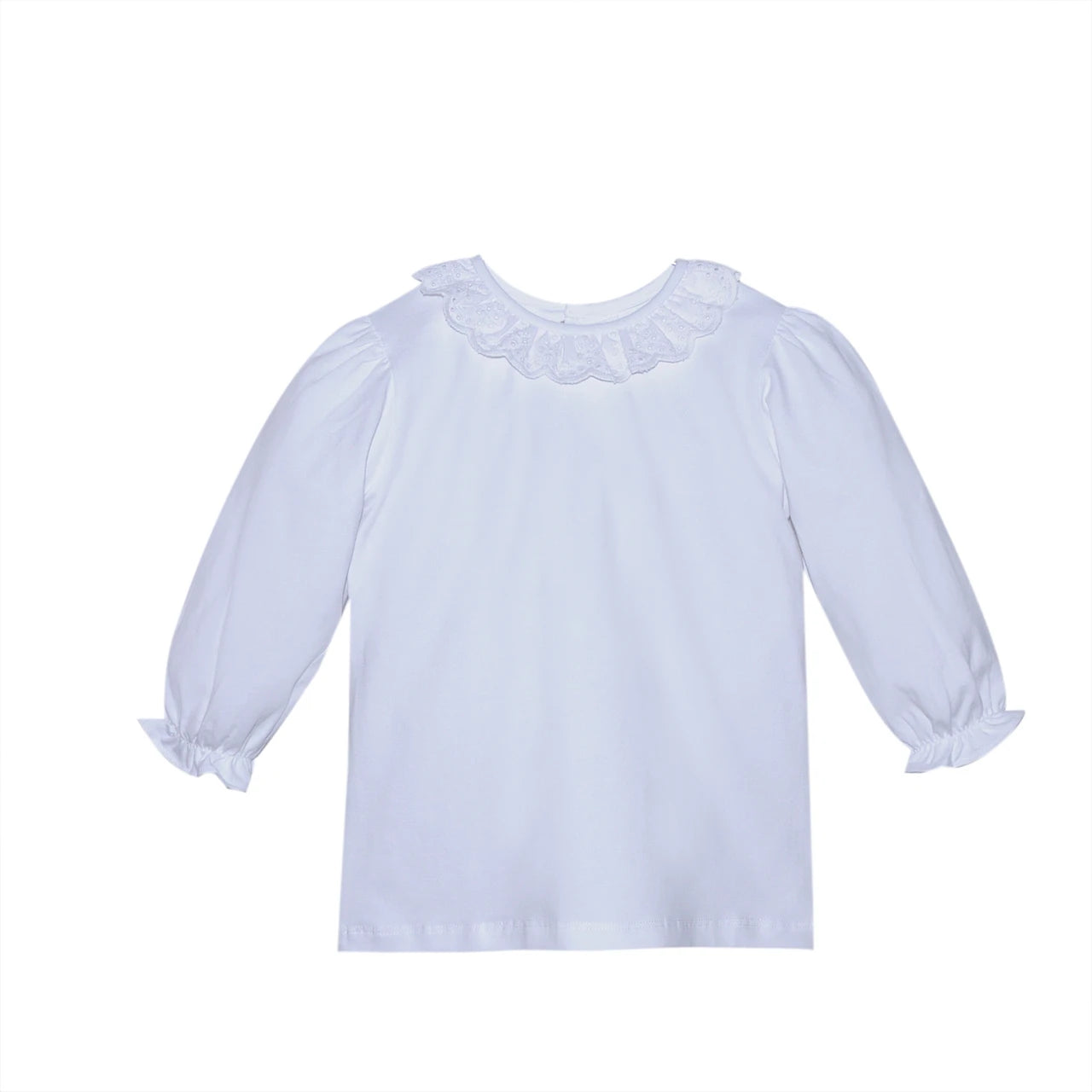 Eyelet Collared Blouse