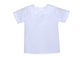 White Piped Peter Pan Top