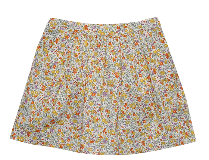 Yellow Flower Shelby Skirt