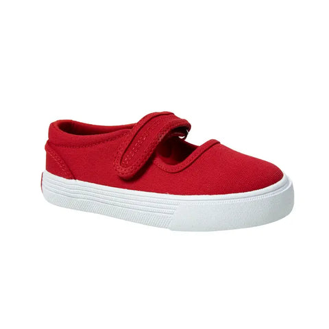 Jamie Red Mary Jane Canvas Sneaker