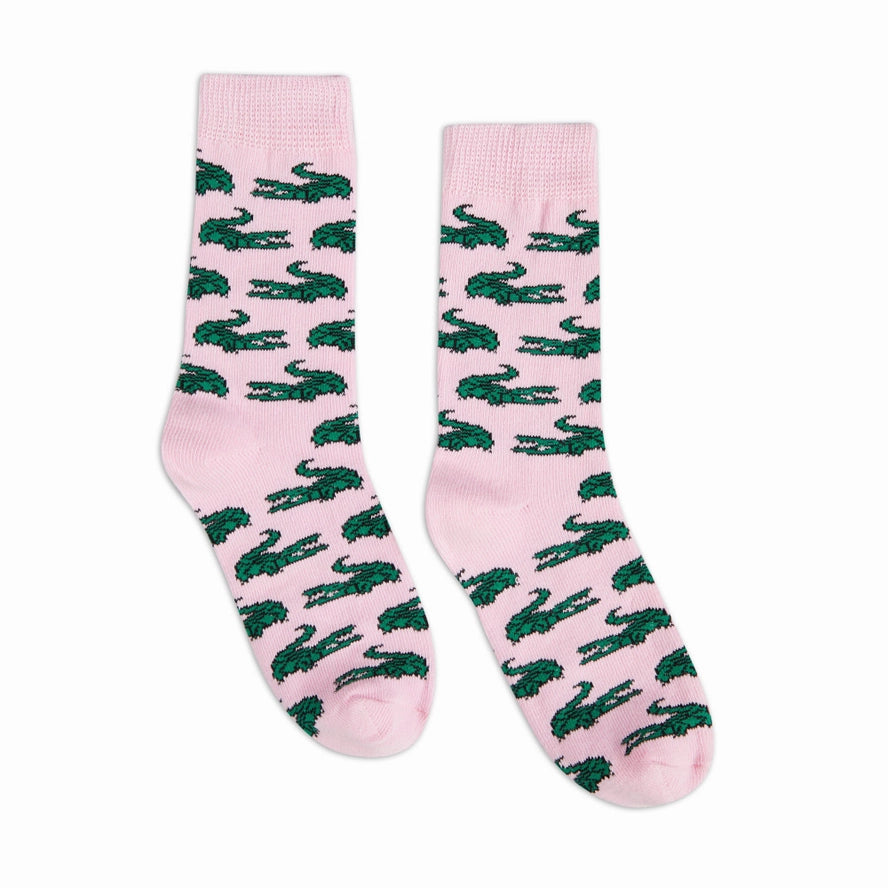 Pink Gator Kids Socks