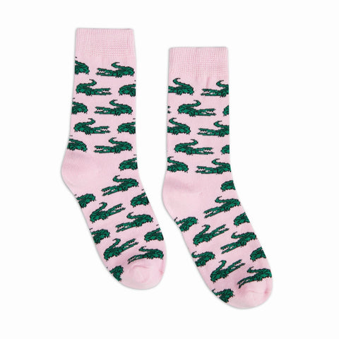 Pink Gator Kids Socks