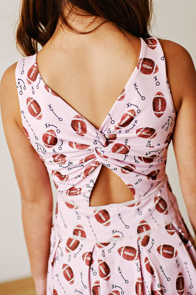 Football Pink Activewear Dress