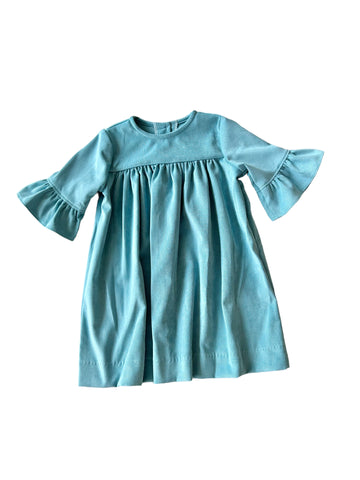 Beatrice Blue Cord Dress