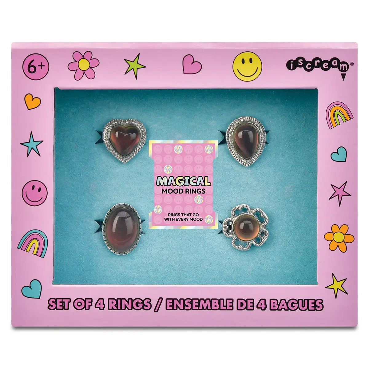 Cute Magic Rings Magical Mood Rings Set of 4 – Sprout Kids