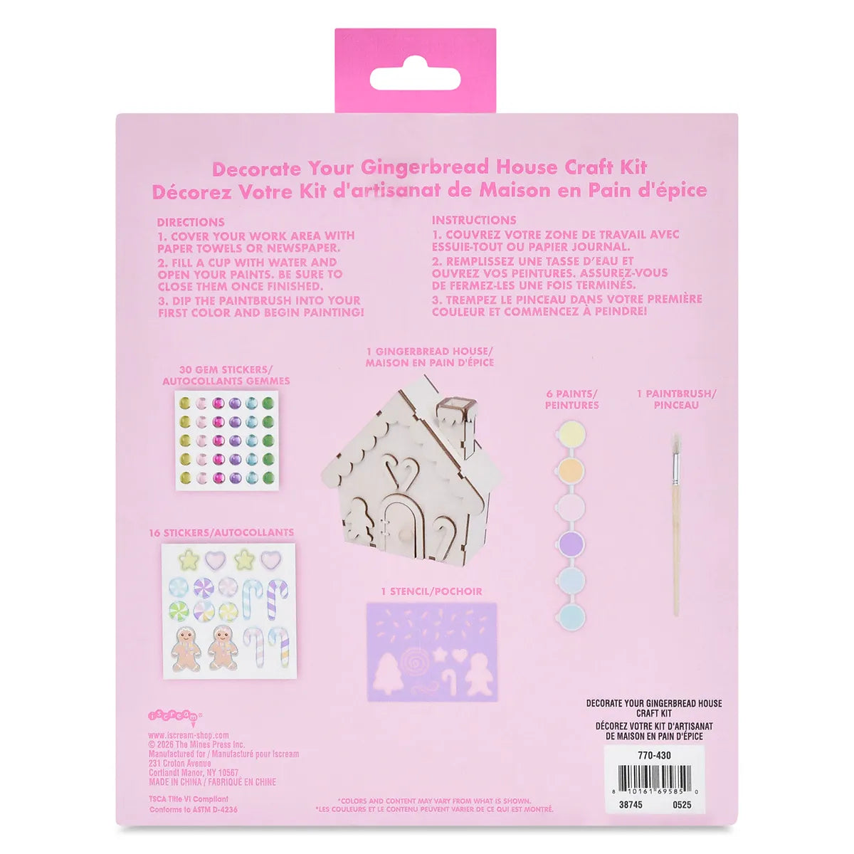 IScream Paint Your Own Gingerbread House