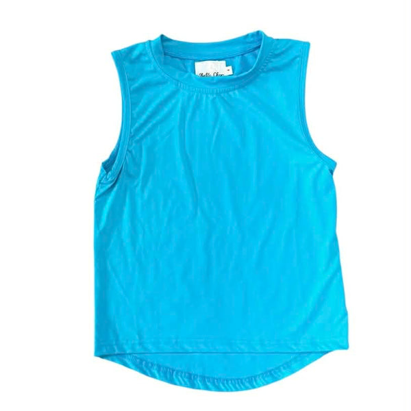 Summer Athletic High Low Tanks