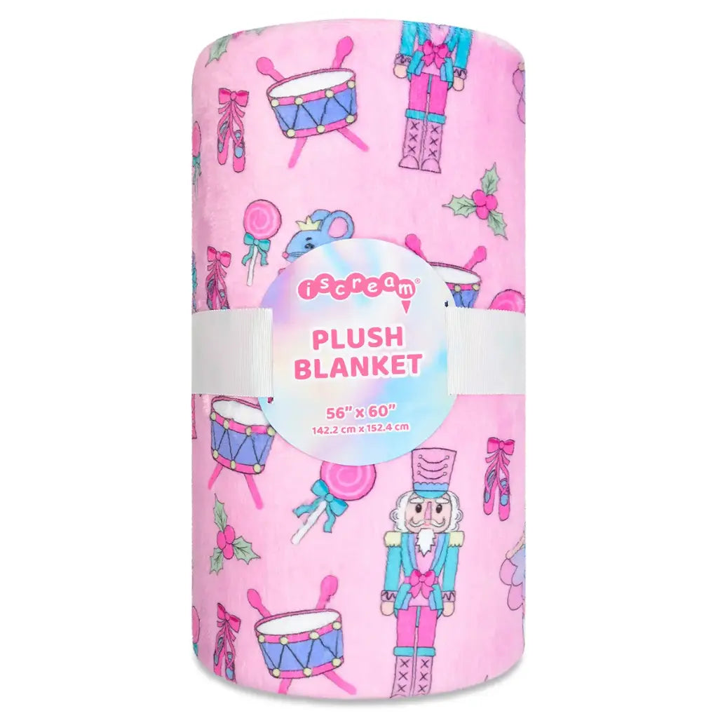 IScream Nutcracker Plush Waltz Blanket