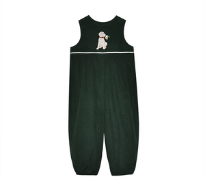 Green Hunting Dog Romper
