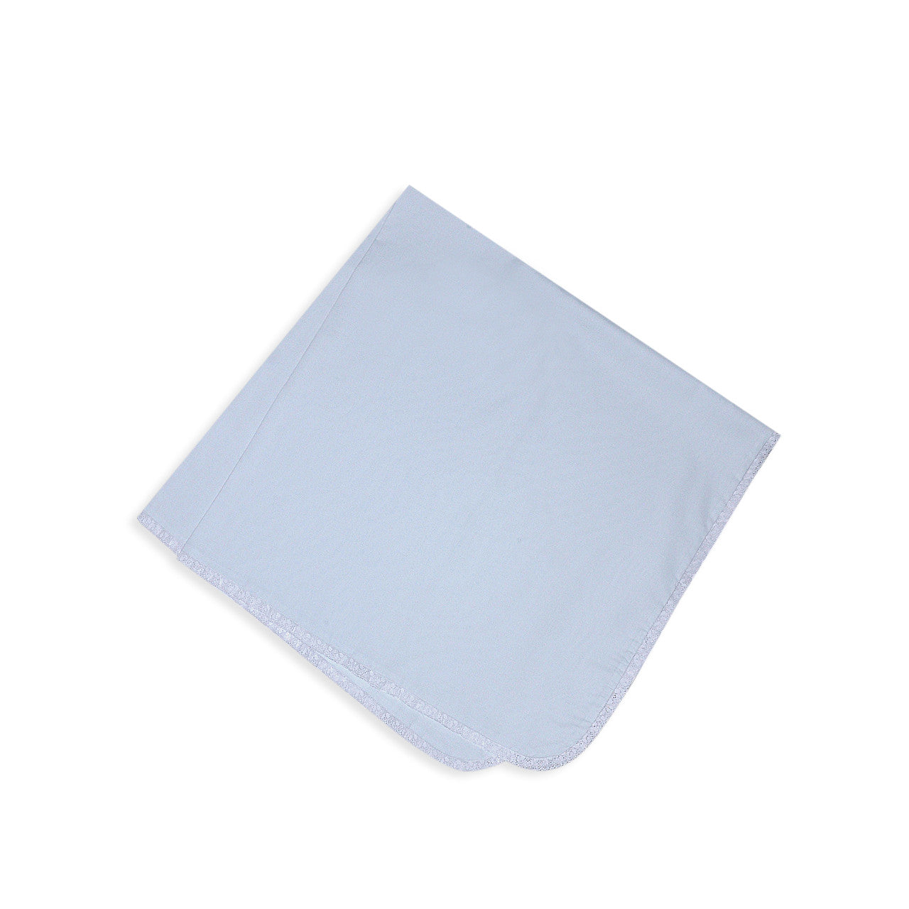 Lace Trimmed Heirloom Baby Blanket