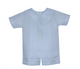 Blue Tucker Short Set