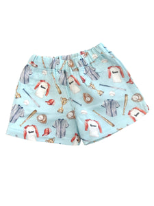 Let's Play Ball Muslin Shorts