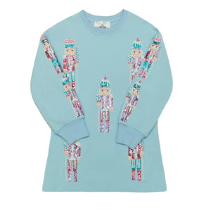 Light Blue Nutcracker Sequin Dress