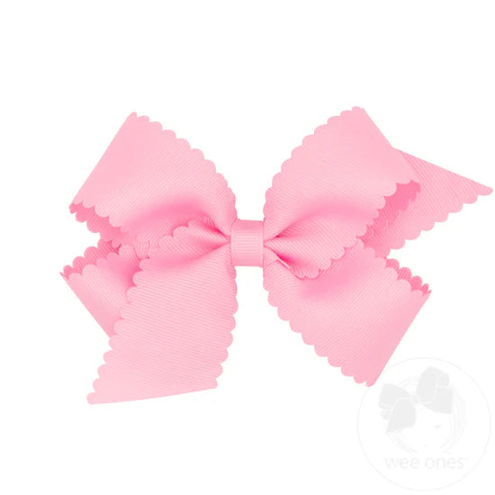 WeeOnes Scallop Spring Bows