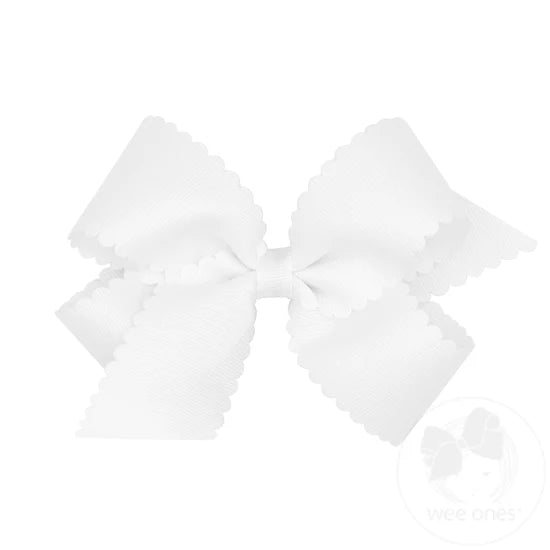 WeeOnes Scallop Spring Bows