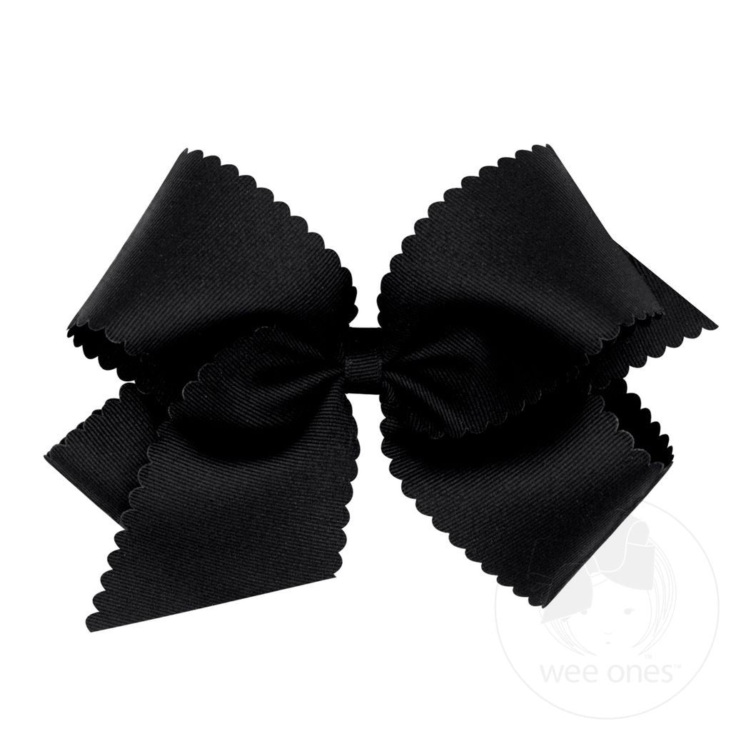 Wee Ones Scalloped Edge Bows