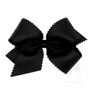 Wee Ones Scalloped Edge Bows