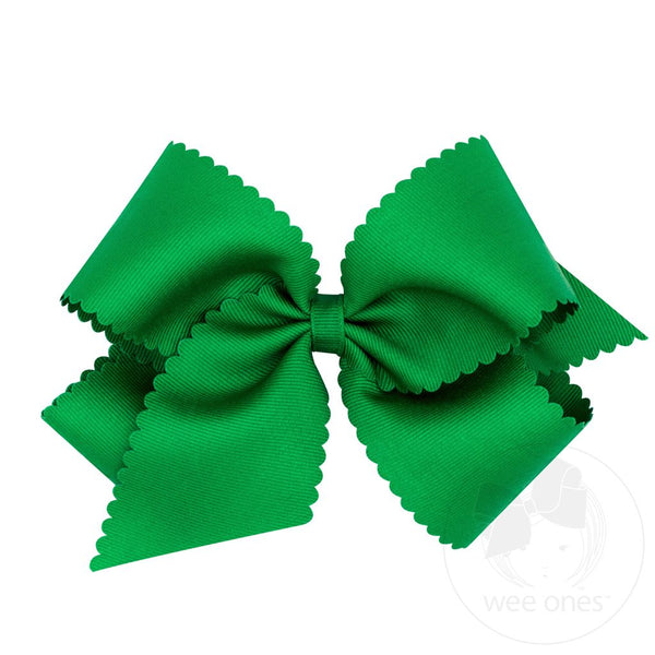 Wee Ones Scalloped Edge Bows