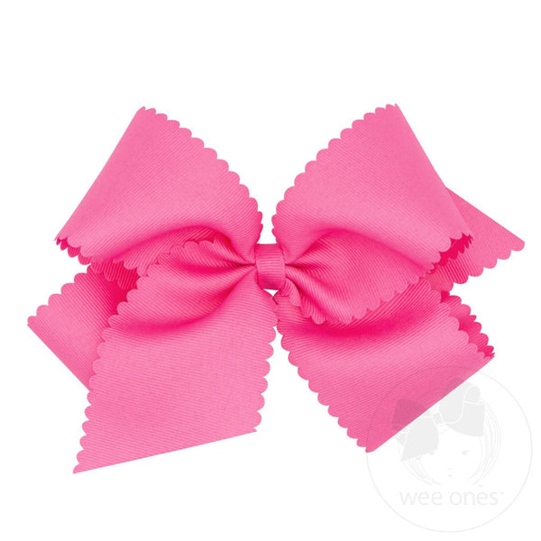 Wee Ones Scalloped Edge Bows