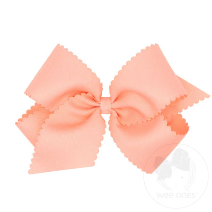 NEW!! Wee Ones Scalloped Bow