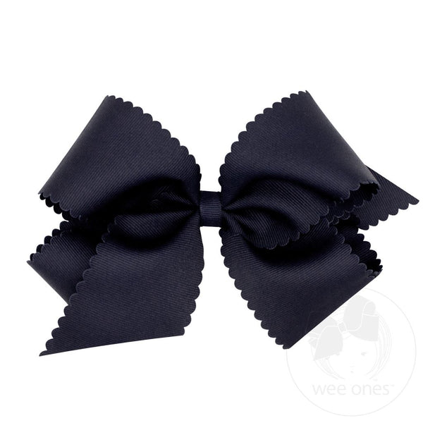 Wee Ones Scalloped Edge Bows