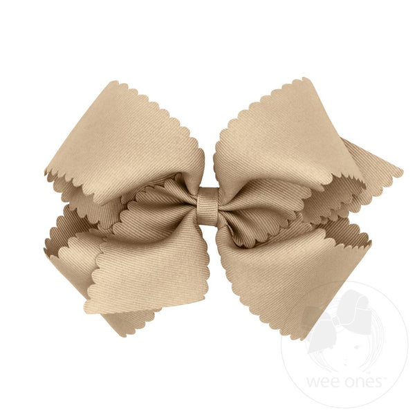 Wee Ones Scalloped Edge Bows